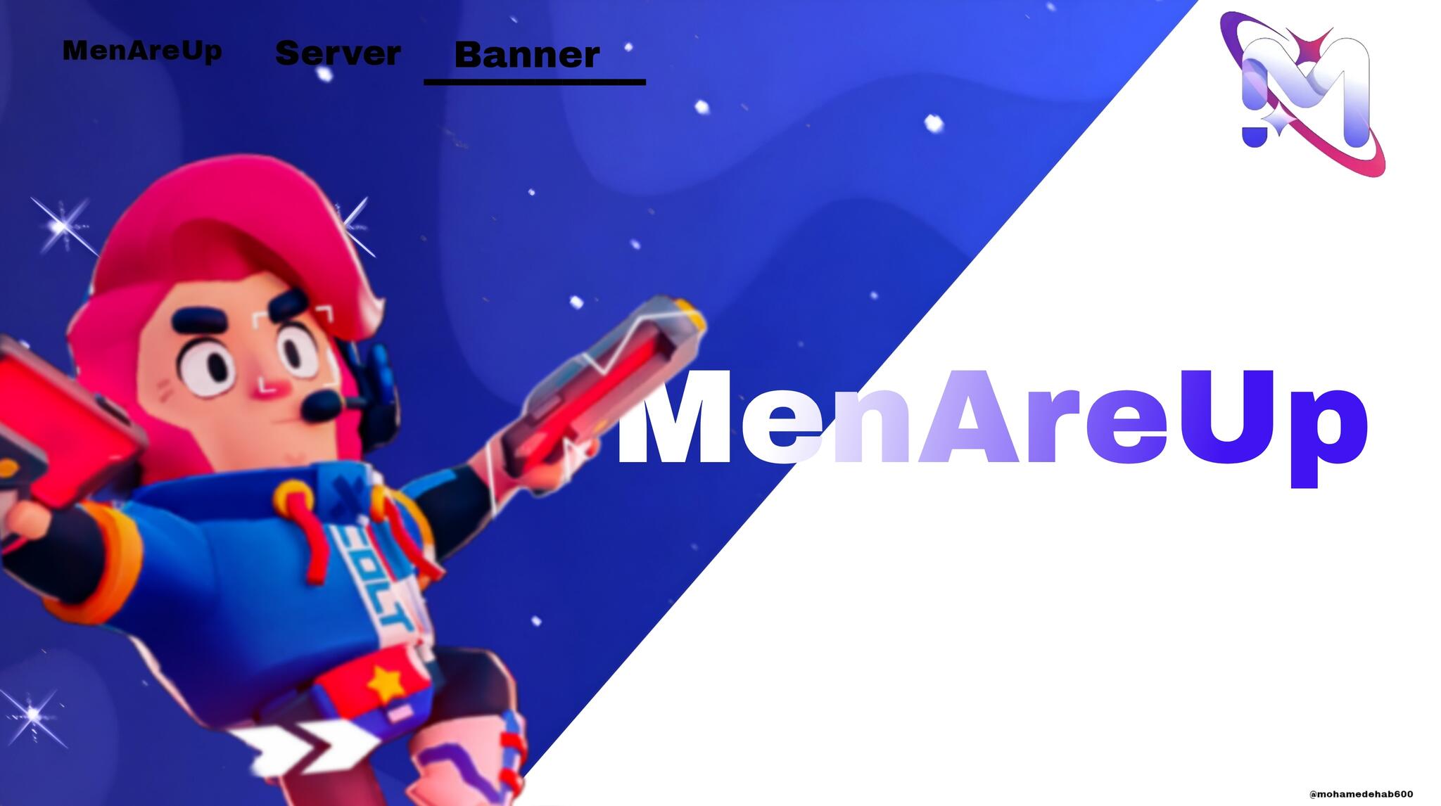 Discovery splash banner for MenAreUp Discord server