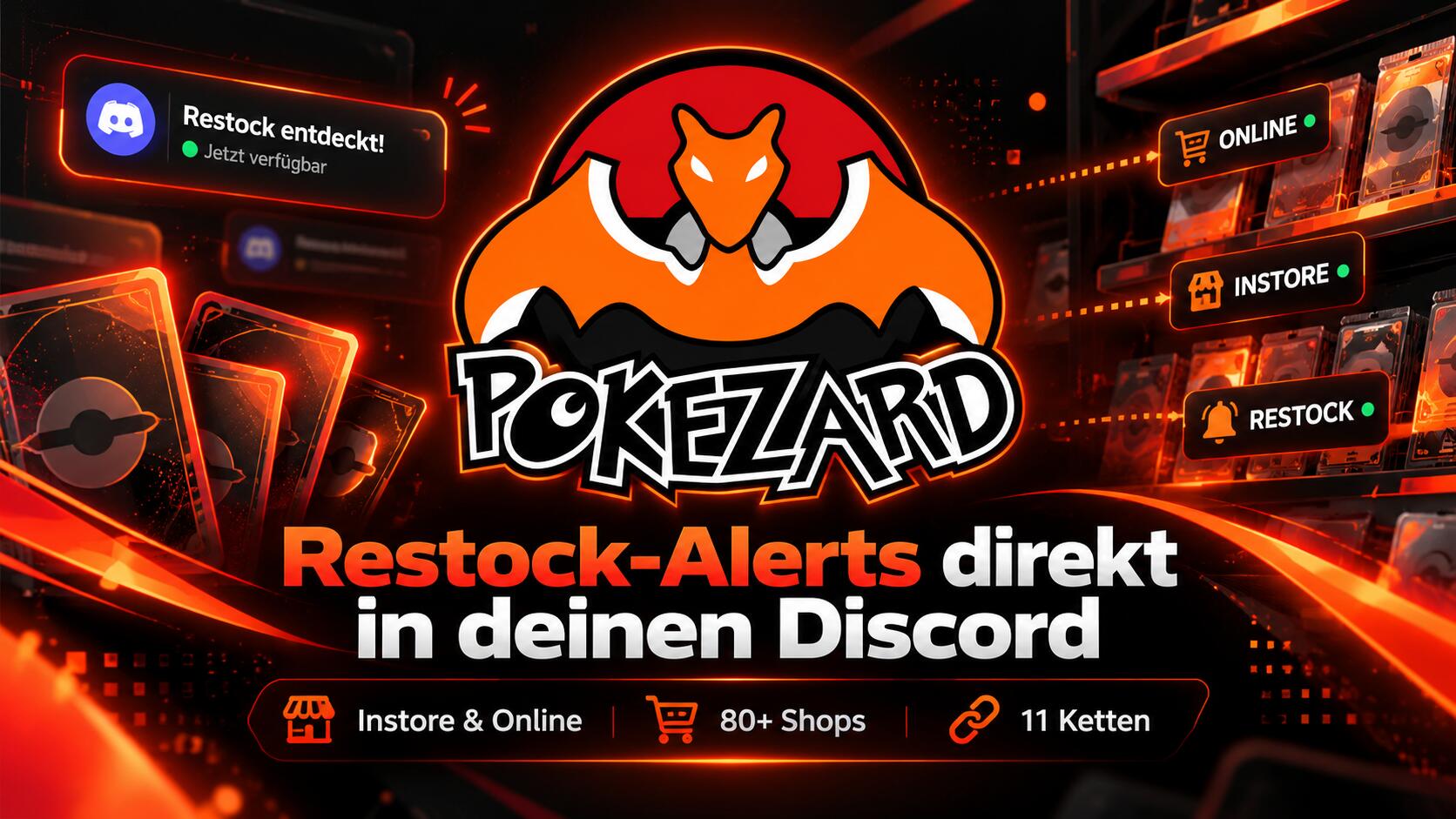 Discovery splash banner for PokeZard Discord server