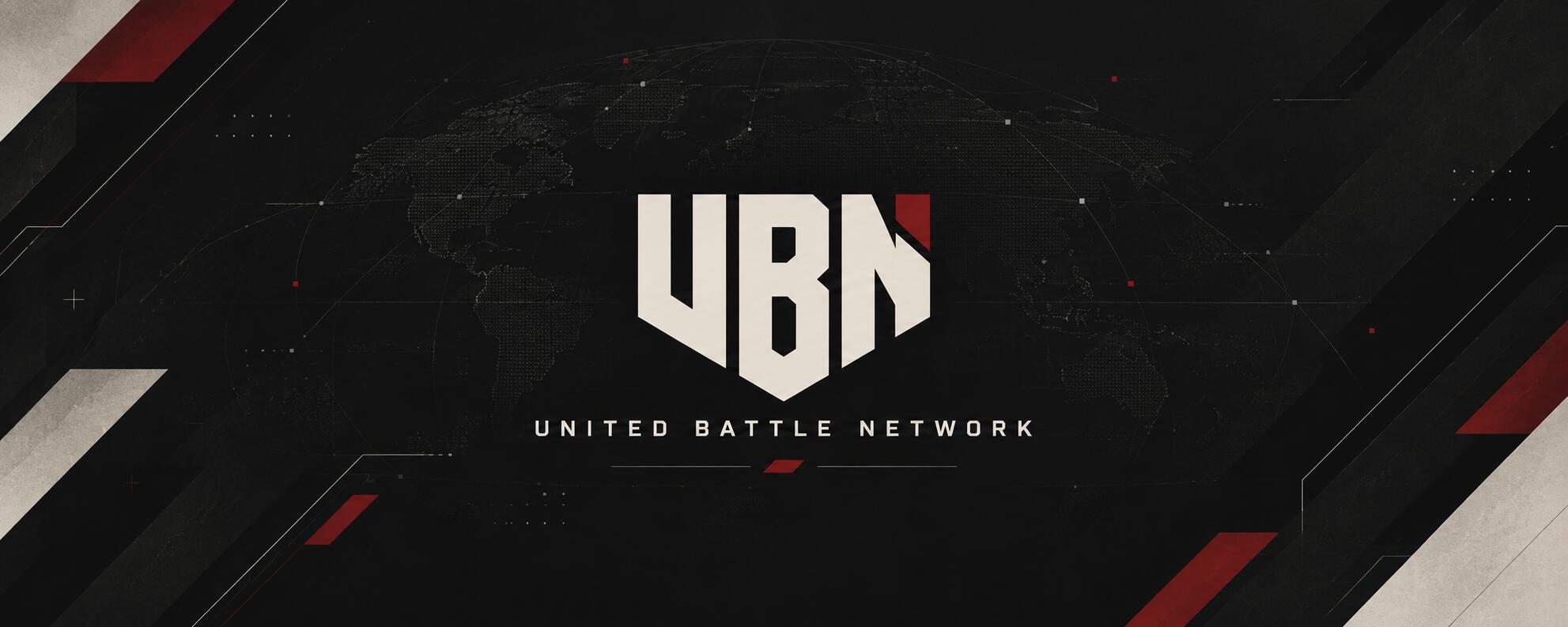 Discovery splash banner for UBN - UNITED BATTLE NETWORK Discord server
