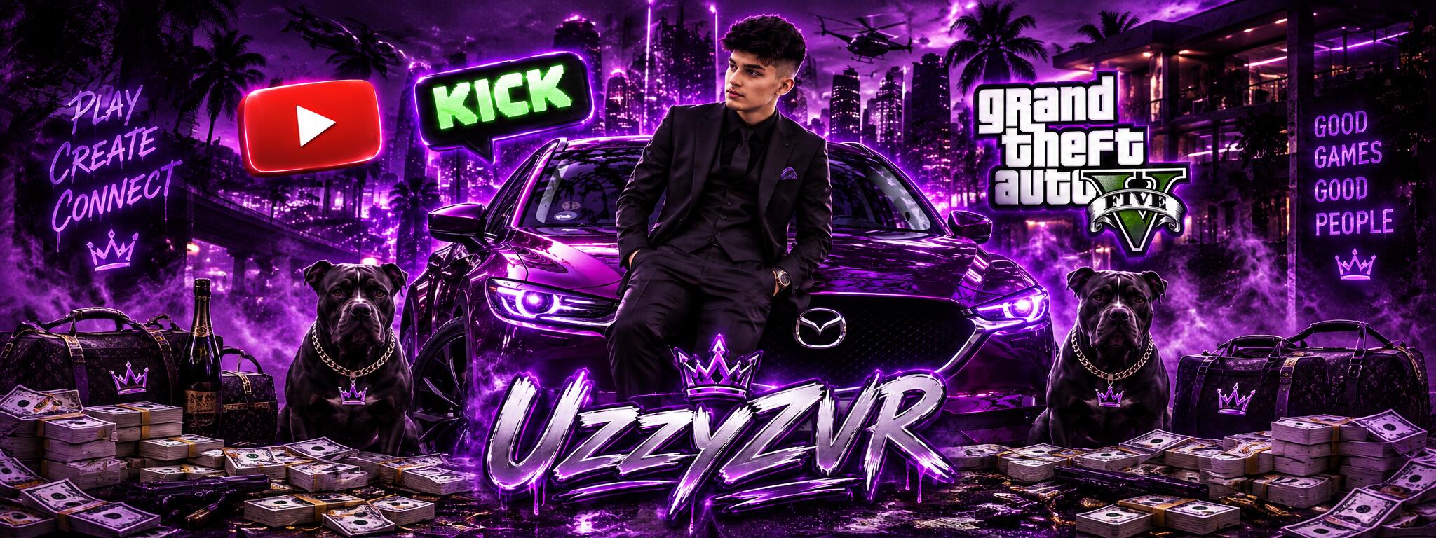 Discovery splash banner for UzzyZVR's Community Discord server