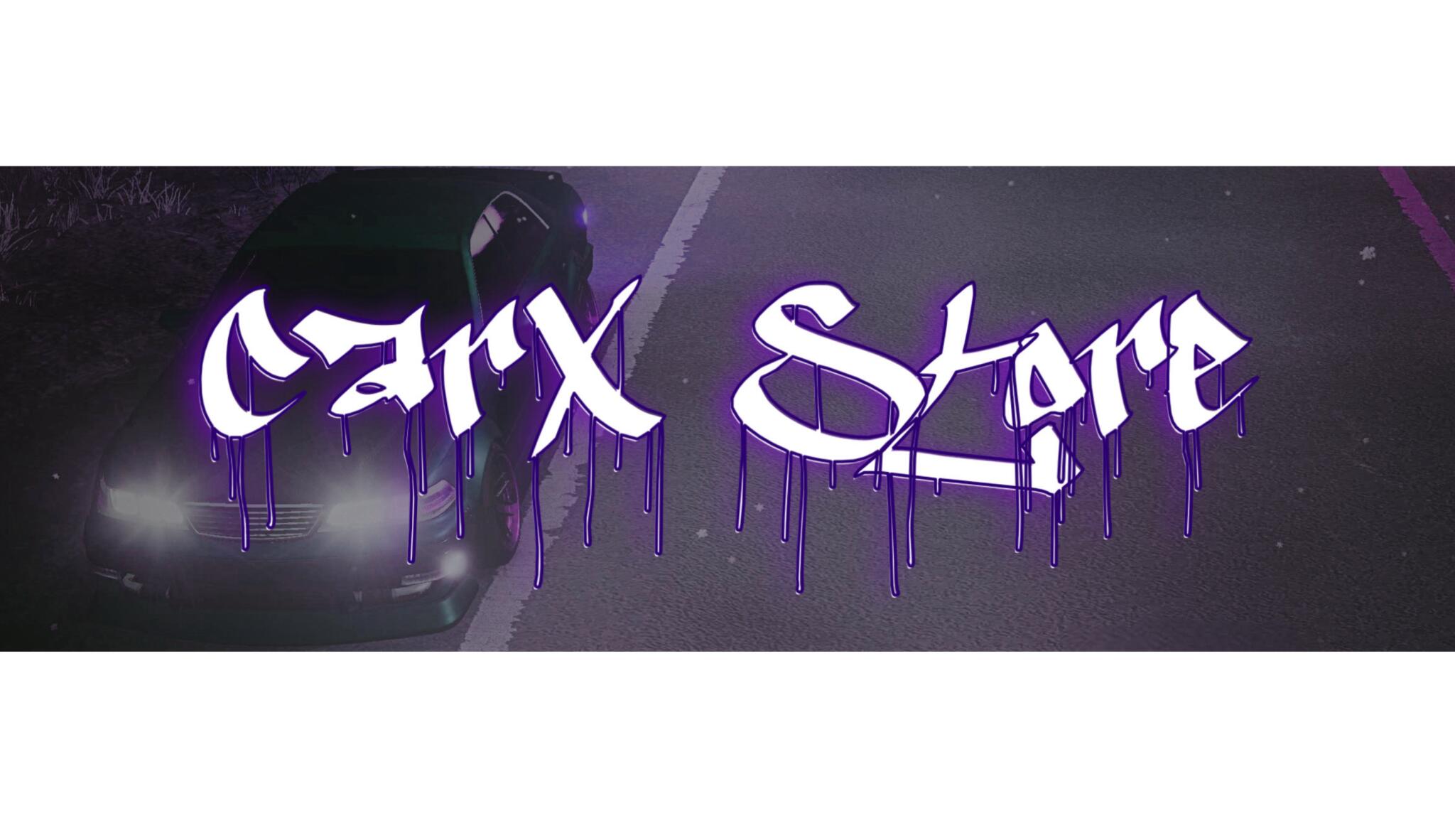 Discovery splash banner for CarX Street Store Discord server