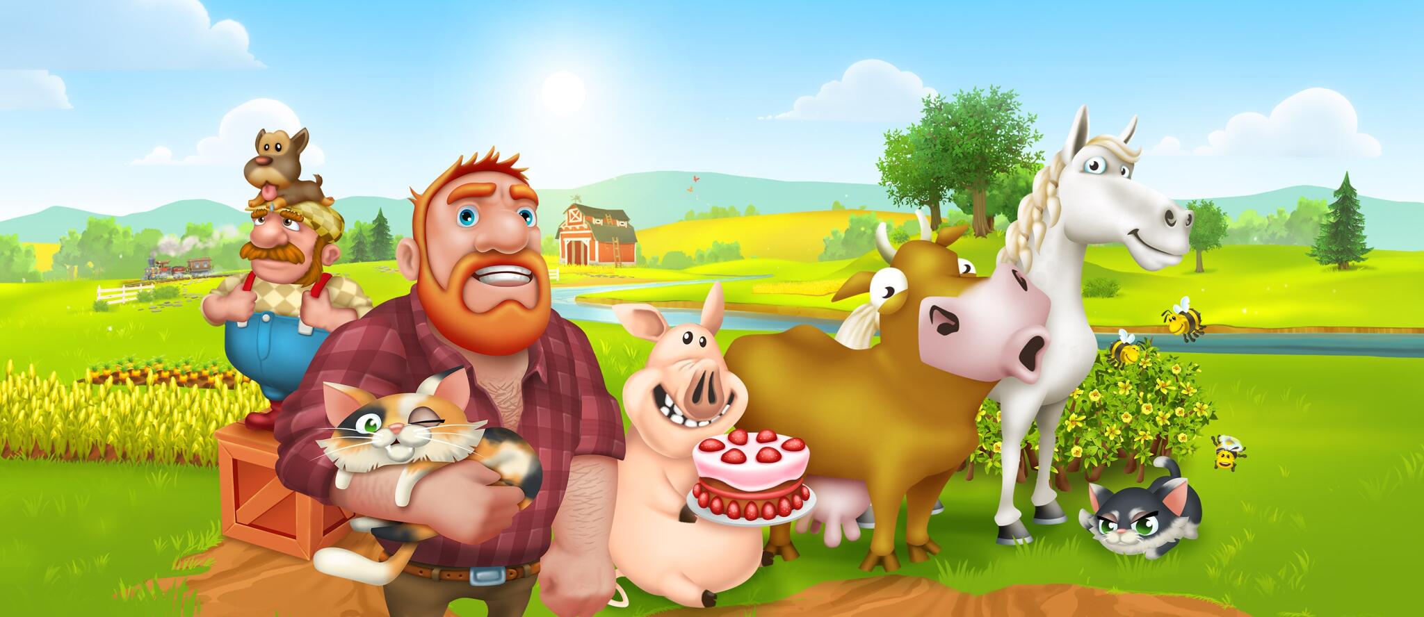 Discovery splash banner for HayDay 🍀 Discord server