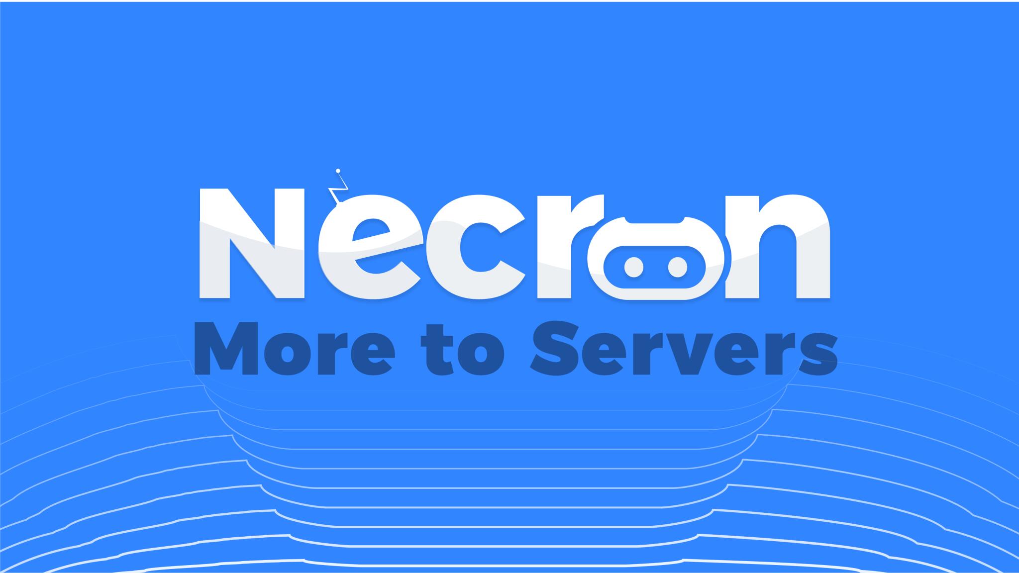 Discovery splash banner for Necron Discord server